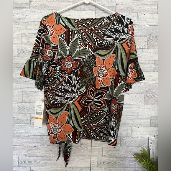 Ruby Rd. Women’s Floral Top NWT - Picture 5 of 7
